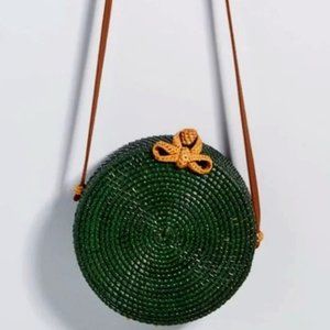 Modcloth🌴Ratton Round Canteen Bag